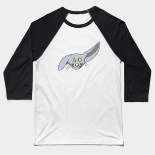 cute silver fannec fox face Baseball T-Shirt